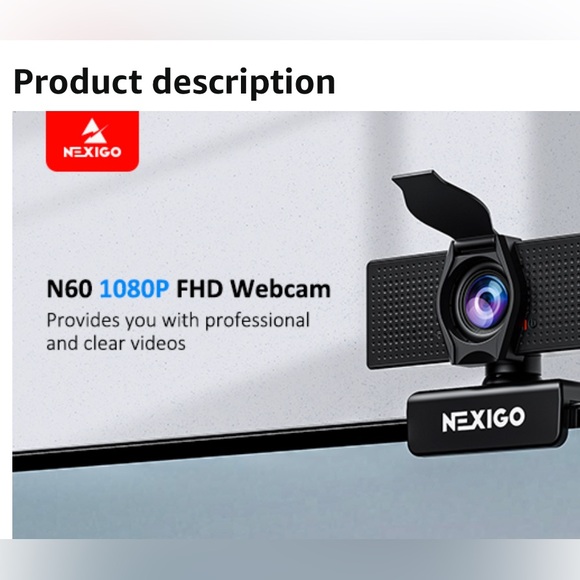 ⭐️NexiGo N60 1080P Webcam with added features⭐️ - Picture 5 of 11